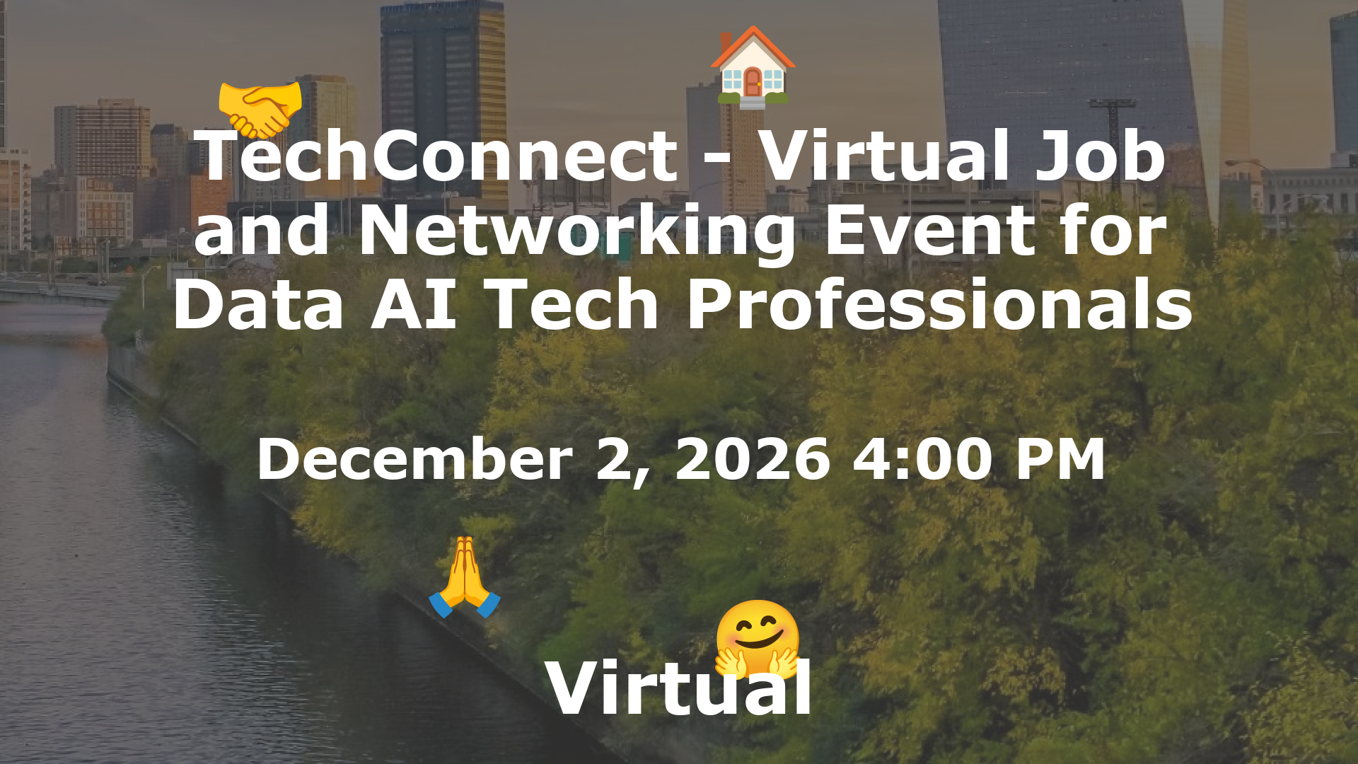 TechConnect - Virtual Job and Networking Event for Data AI Tech Professionals event image